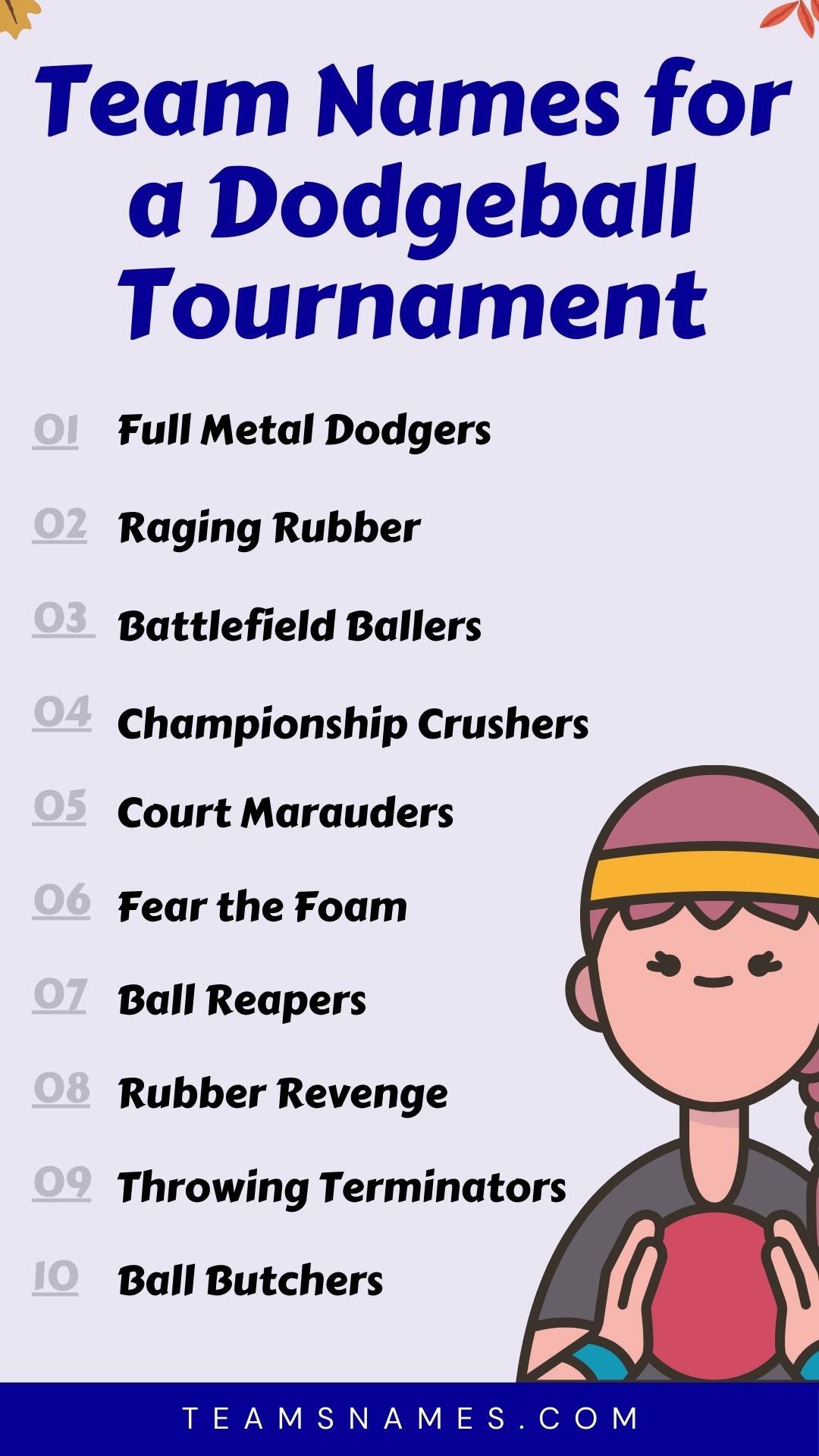 193 Best Dodgeball Team Names of All Time