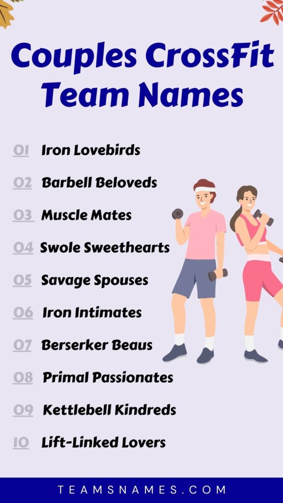 CrossFit Team Names for Couples