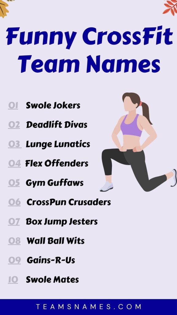 Funny CrossFit Team Names