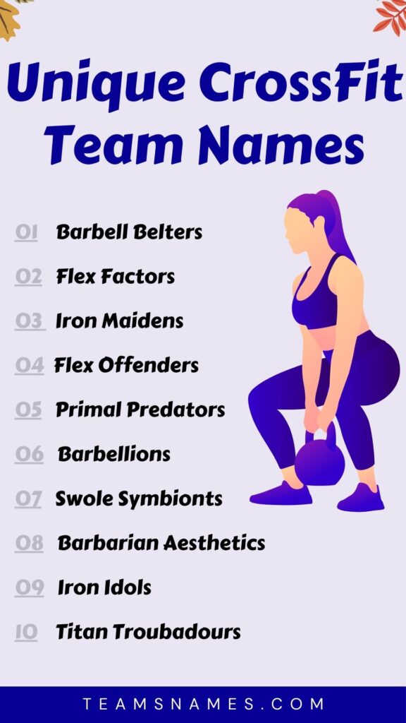 Unique CrossFit Team Names