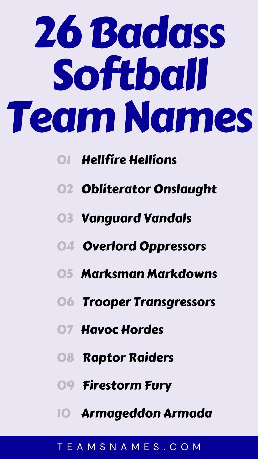 315 Best Softball Team Names To Stand Out!