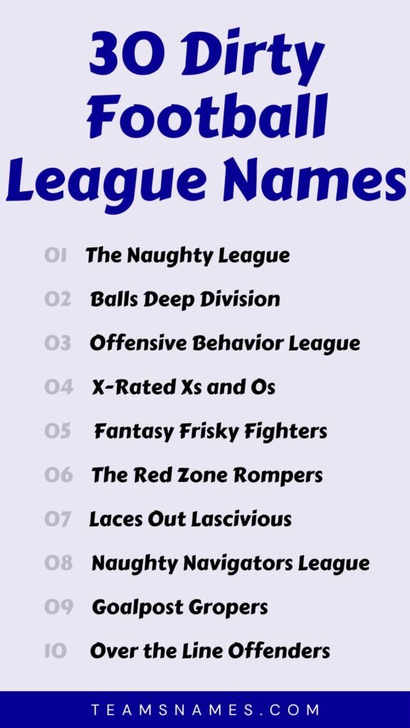 300-dirty-fantasy-football-names-to-outsmart-your-rivals