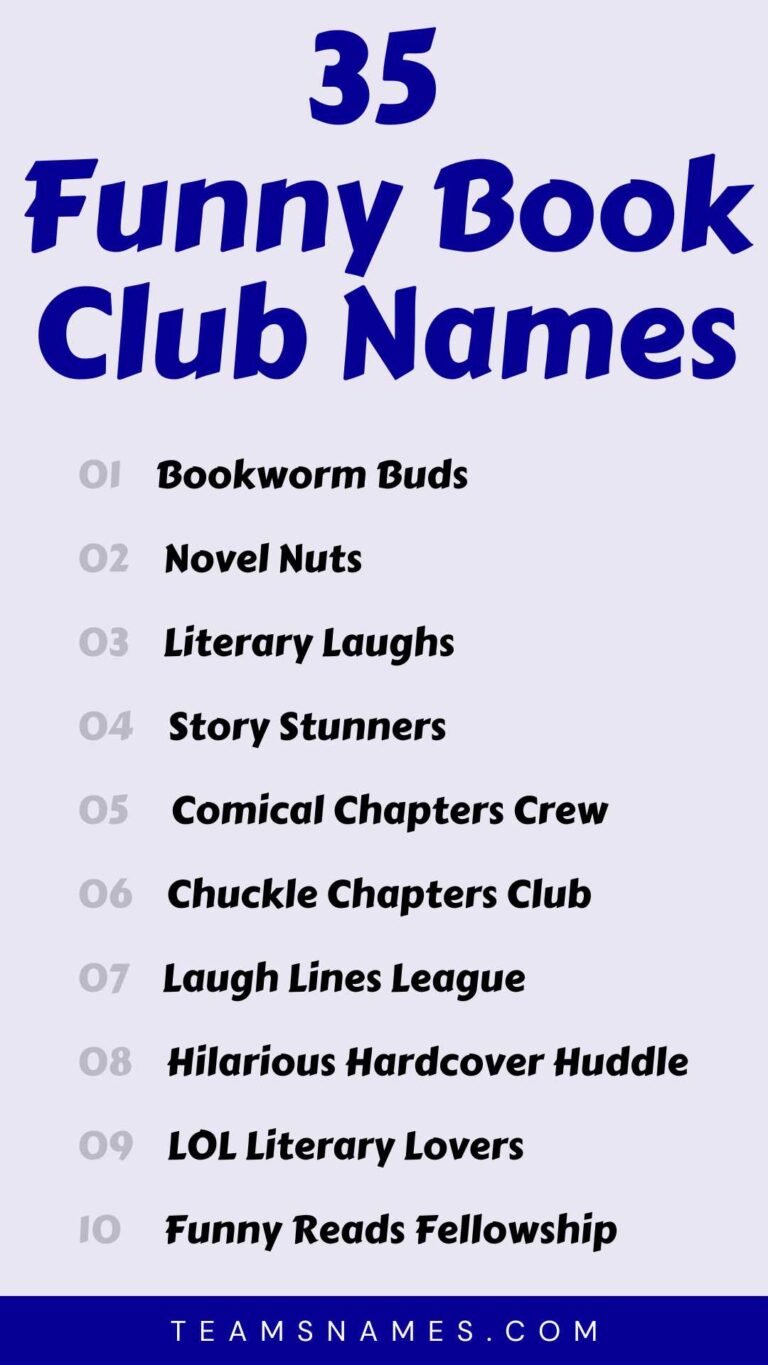 385 Unique And Engaging Book Club Names You Can Use