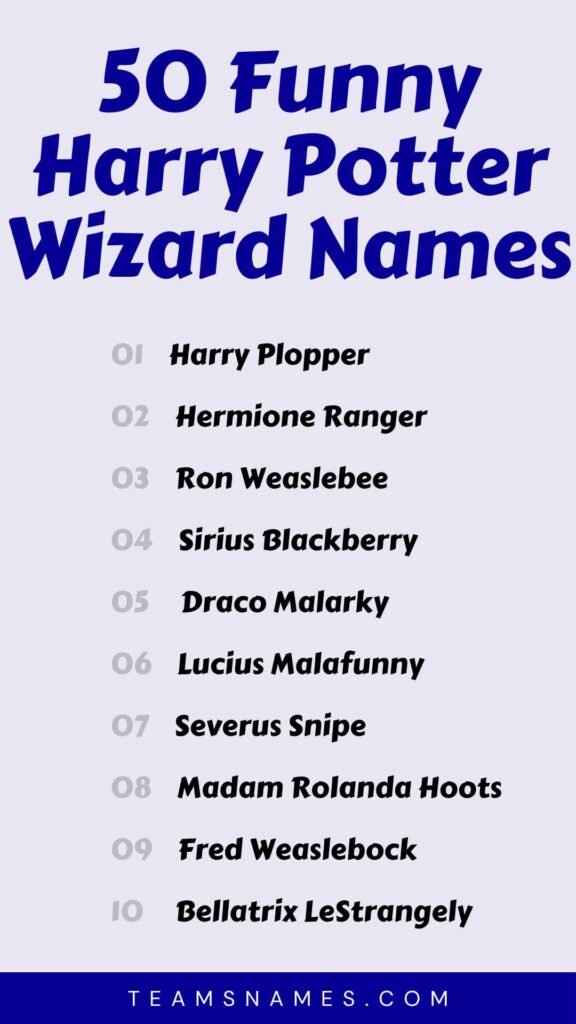 300+ Funny Wizard Names for Conjuring Laughs