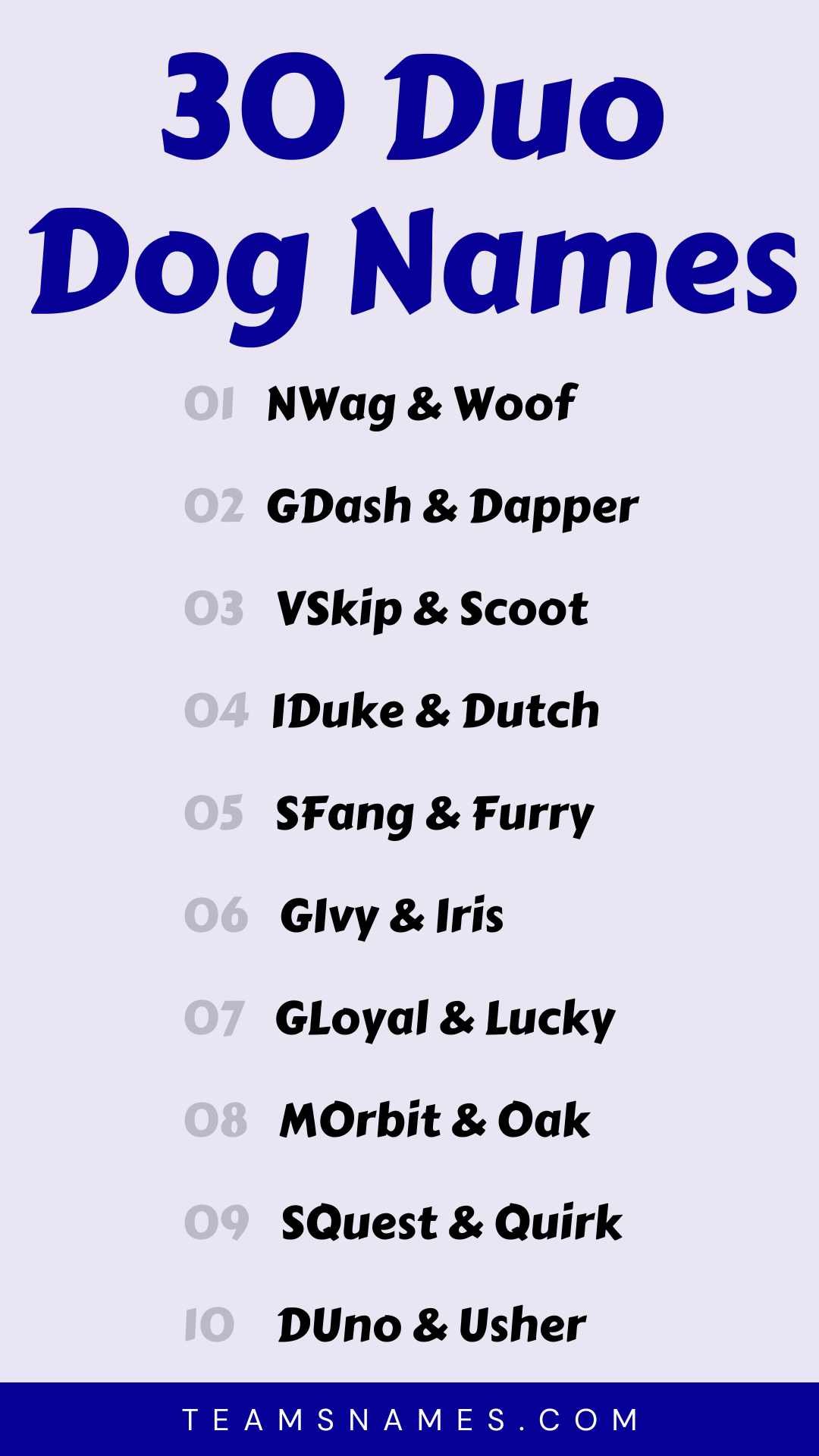 390 Epic Duo Names for Pets, Gamers & Relationship