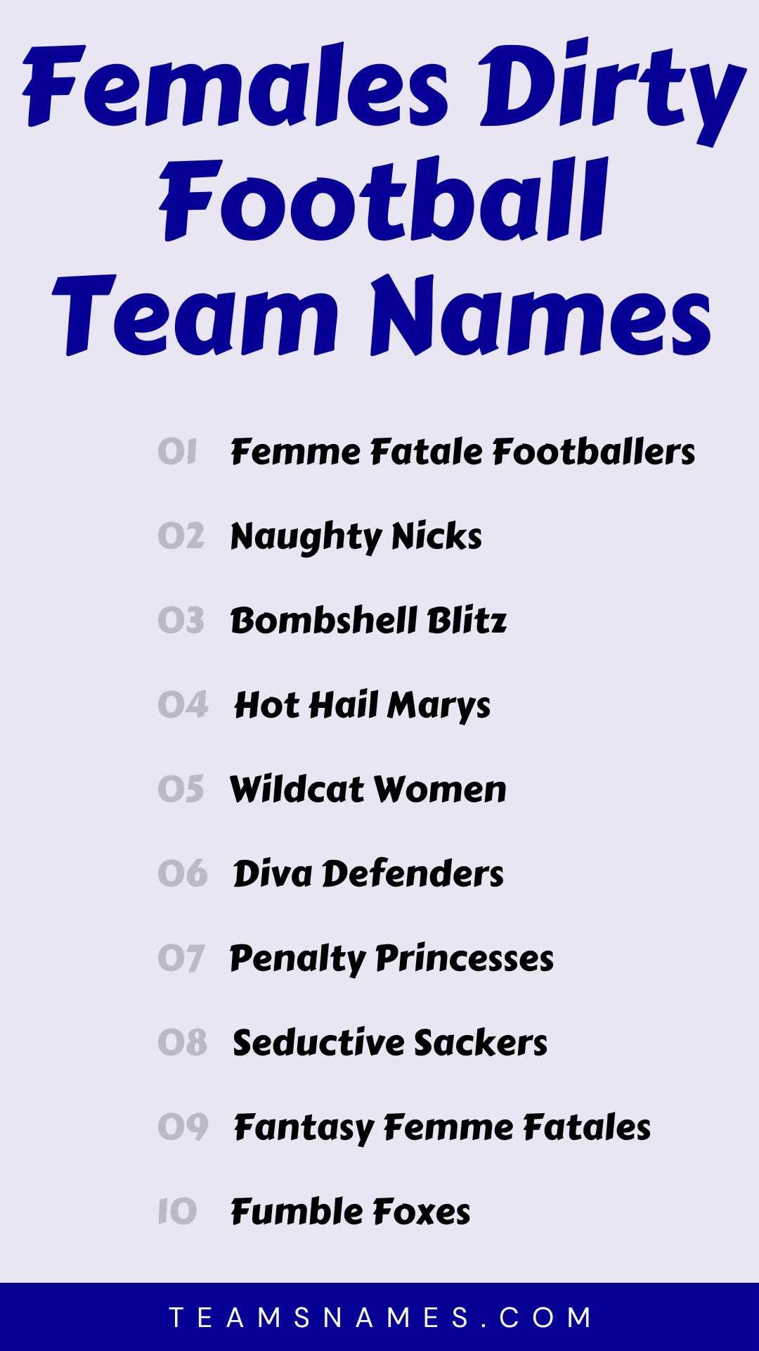 345 Inappropriate Fantasy Football Team Names [2024 Edition]