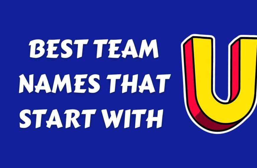 Team Names That Start With U