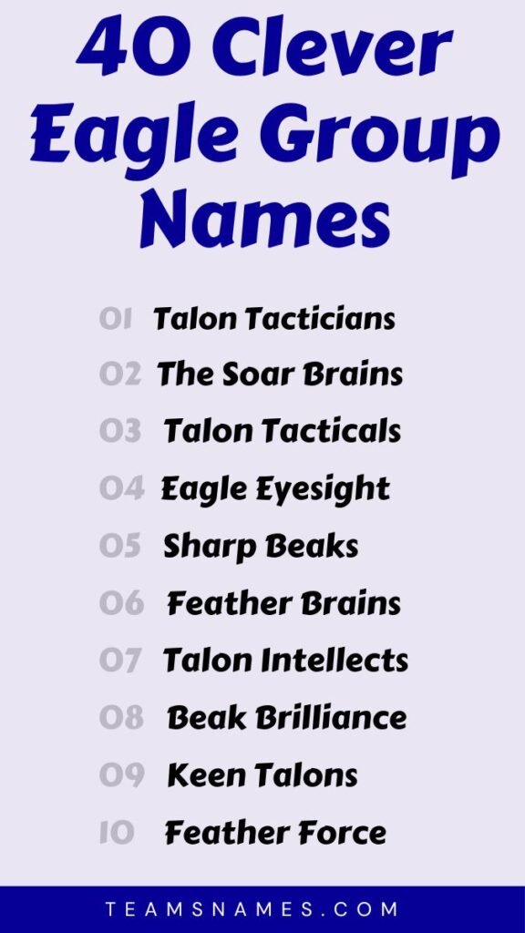 Clever Eagle Group Names