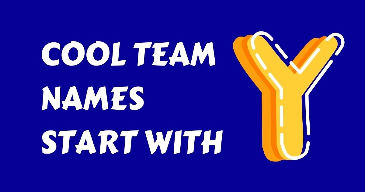 Team Names Starting With Y